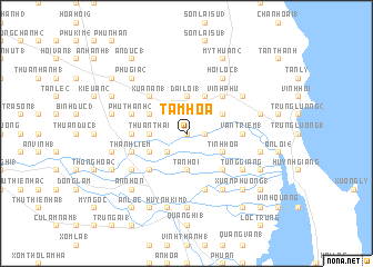map of Tam Hòa