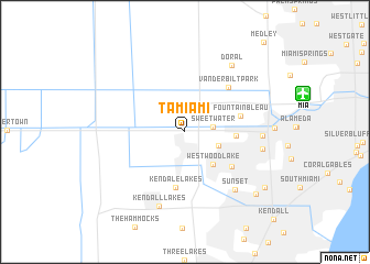 map of Tamiami