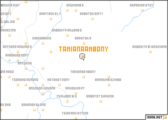 map of Tamiana Ambony