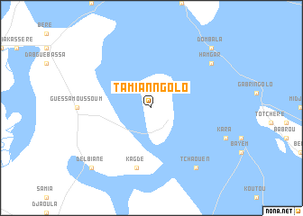 map of Tamian Ngolo