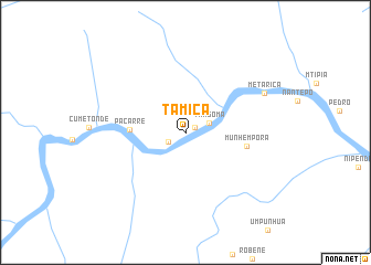 map of Tâmica