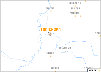 map of Tamichopa