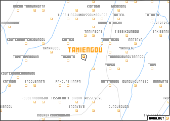 map of Tamiengou