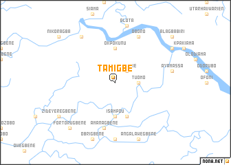 map of Tamigbe