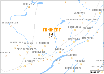 map of Tamiment