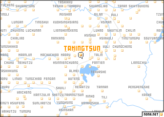 map of Ta-ming-ts\