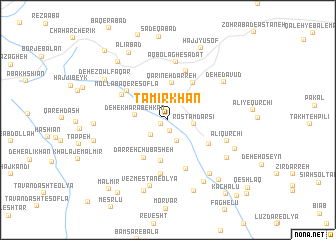 map of Ta‘mīr Khān
