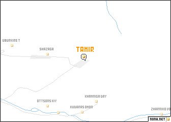 map of Tamir