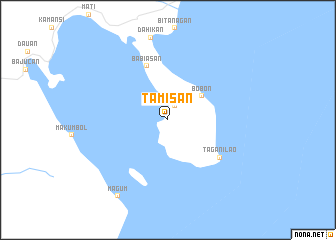 map of Tamisan