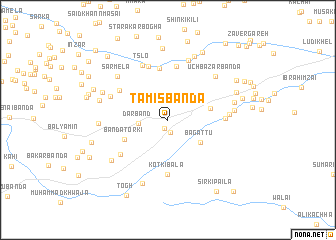 map of Tamīs Bānda