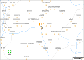 map of Tami