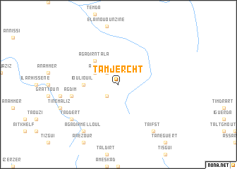 map of Tamjercht