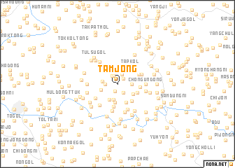 map of Tamjŏng