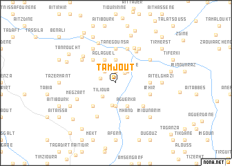 map of Tamjout