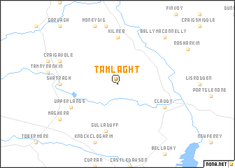 map of Tamlaght