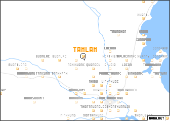 map of Tâm Lam