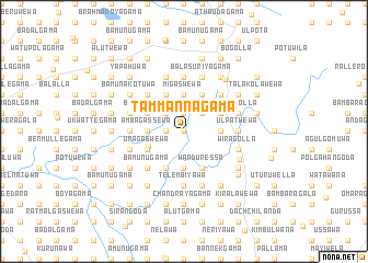 map of Tammannagama