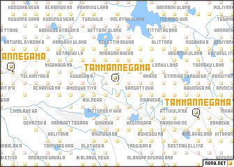 map of Tammannegama