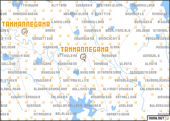 map of Tammannegama