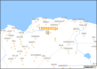 map of Tammeniidi