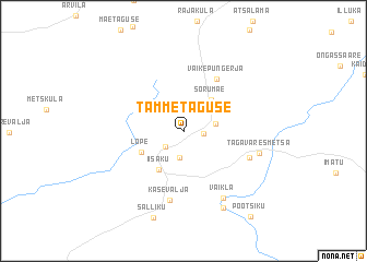 map of Tammetaguse