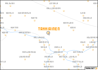 map of Tammiainen