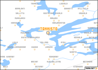map of Tammisto