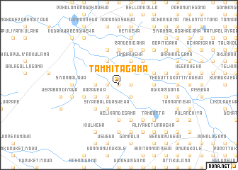 map of Tammitagama