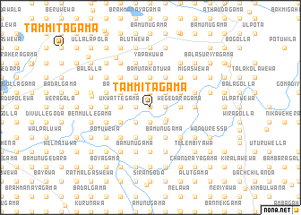 map of Tammitagama