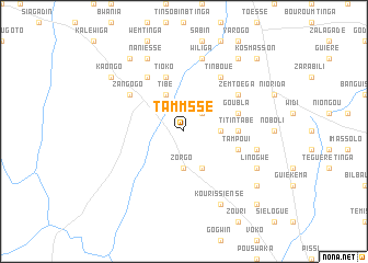 map of Tammssé