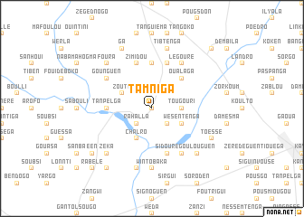 map of Tamniga