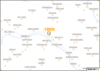 map of T\