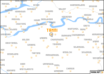 map of T\