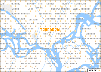 map of Tamodardi