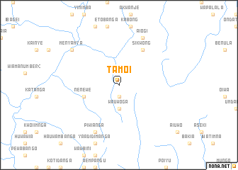 map of Tamoi