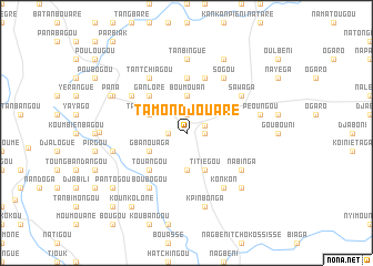 map of Tamondjouaré