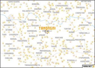 map of Tamong-ni