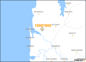 map of Tamotamo