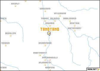 map of Tamotamo