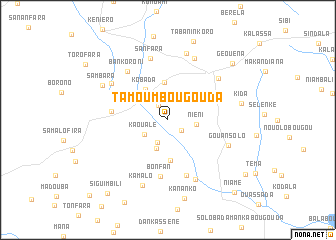 map of Tamoumbougouda