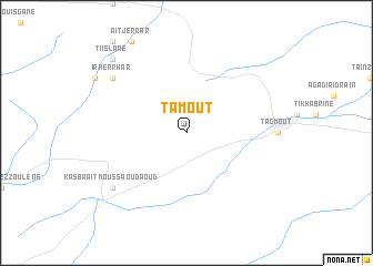 map of Tamout