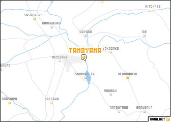 map of Tamoyama