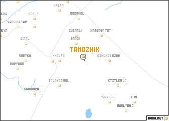 map of Tamozhik