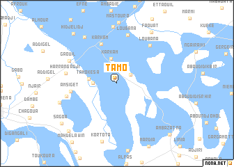 map of Tamo