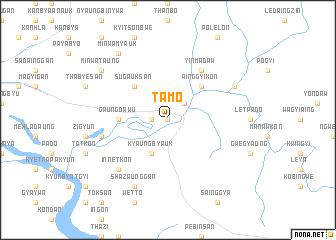 map of Tamo