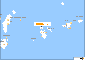 map of Tampakan