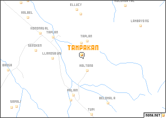 map of Tampakan