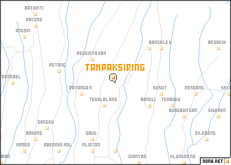 map of Tampaksiring