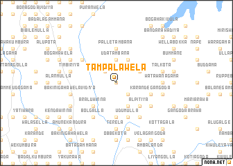 map of Tampalawela