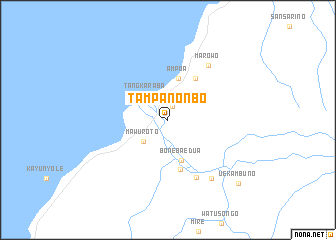 map of Tampanonbo